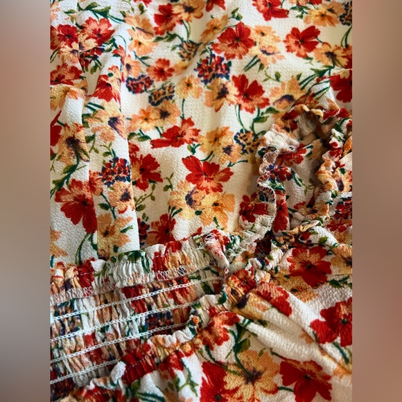 Floral smocked dress - Picture 4 of 6